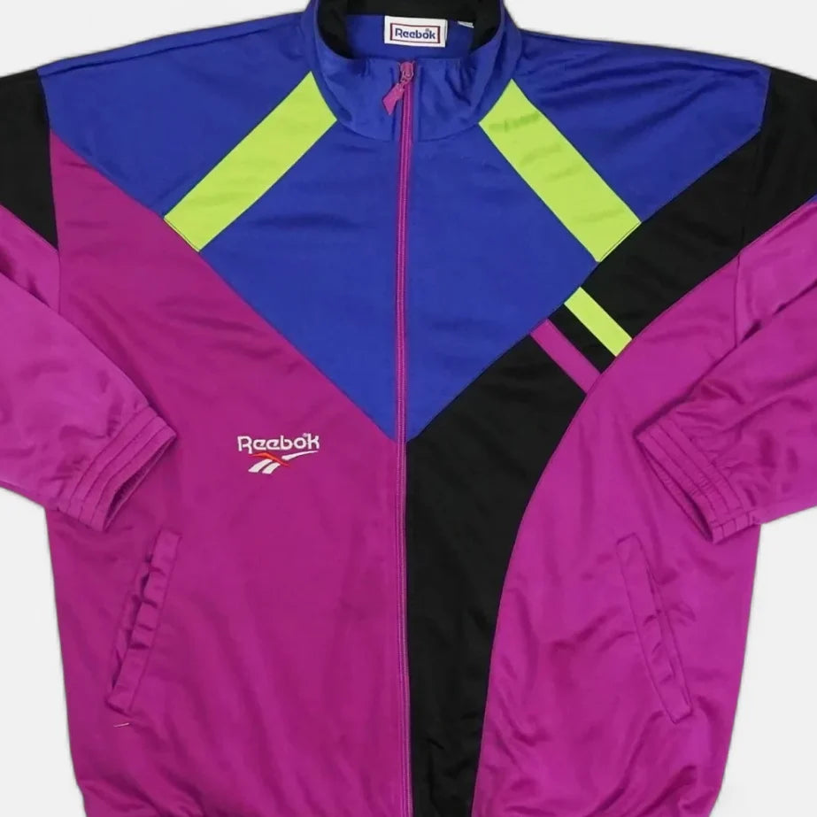 Vintage Reebok Purple Trackjacket (L)