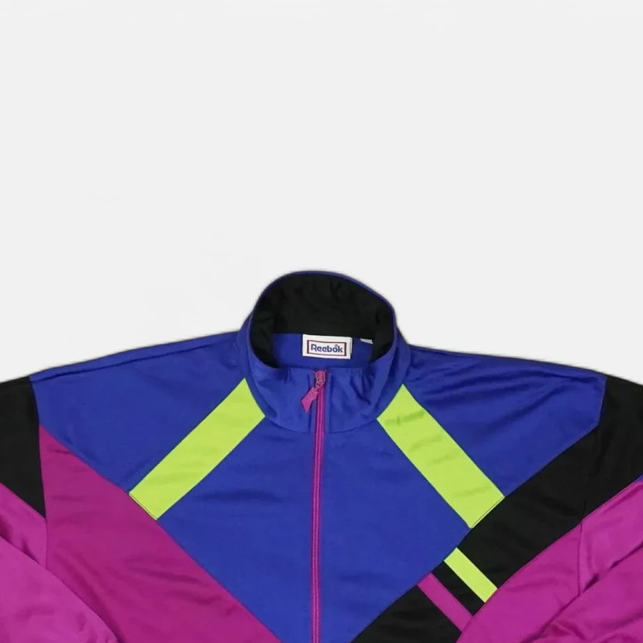 Vintage Reebok Purple Trackjacket (L)