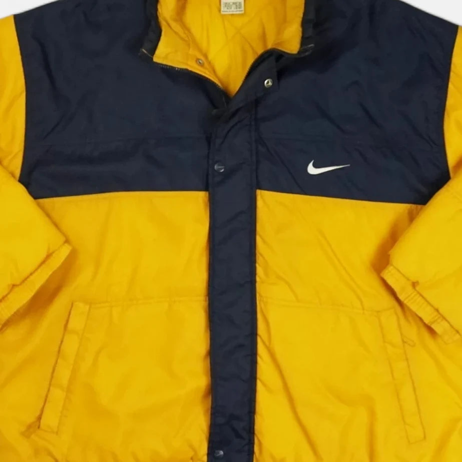Vintage Nike Yellow Coat (XL)