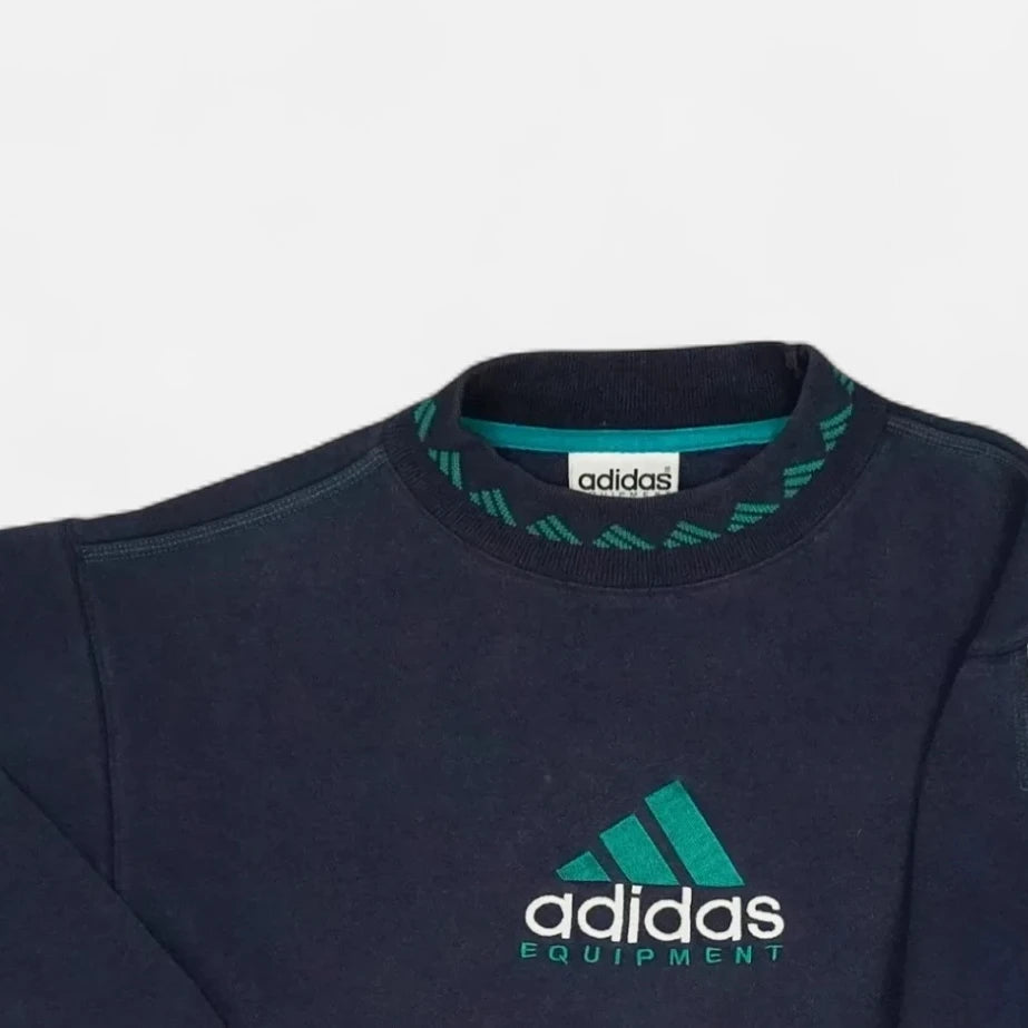 Vintage Adidas Equipment Blue Sweatshirt (S)