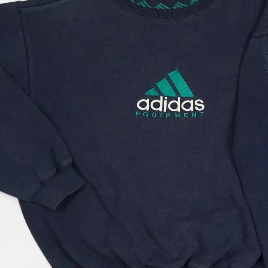 Vintage Adidas Equipment Blue Sweatshirt (S)