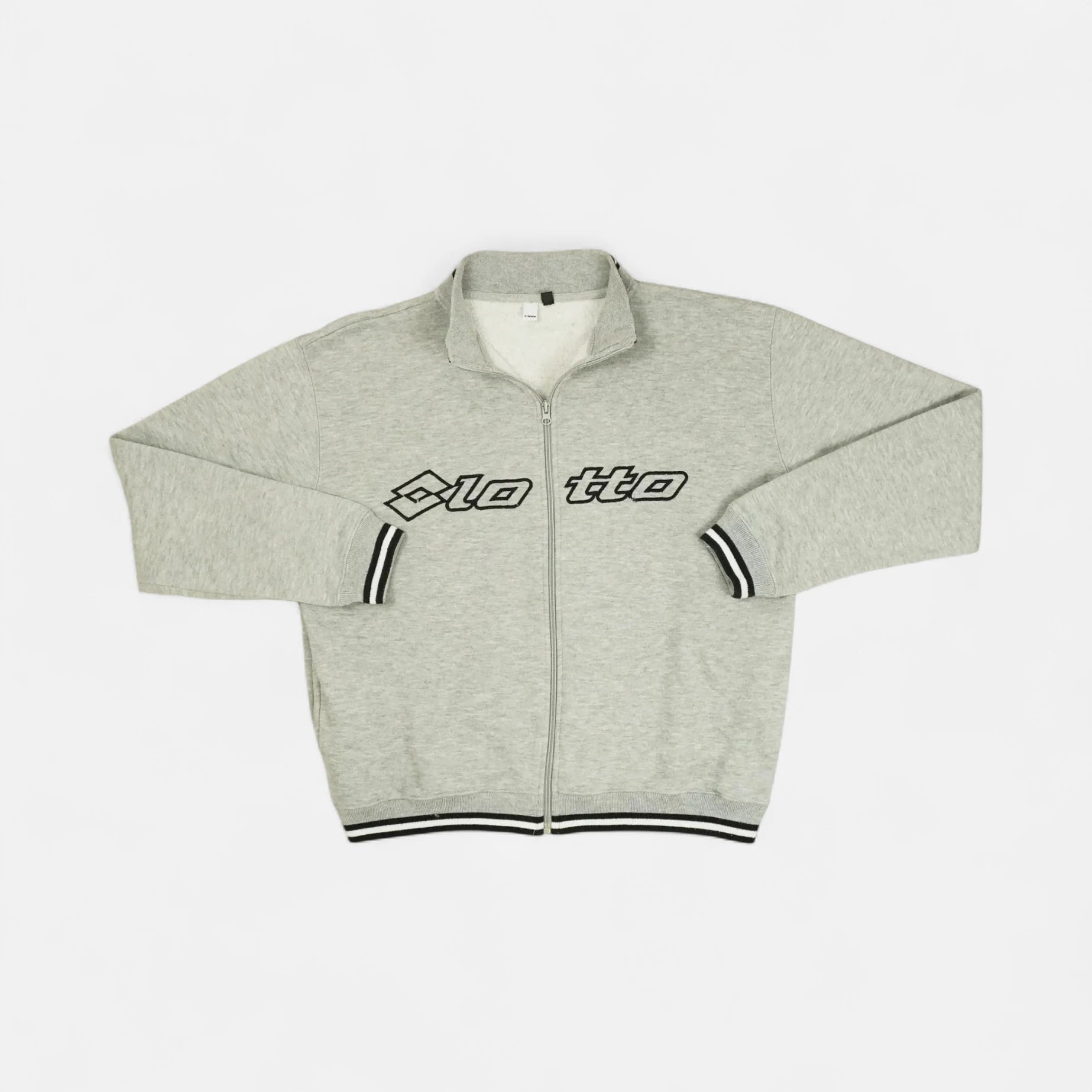Vintage Lotto Grey Zip Up Jacket (M)