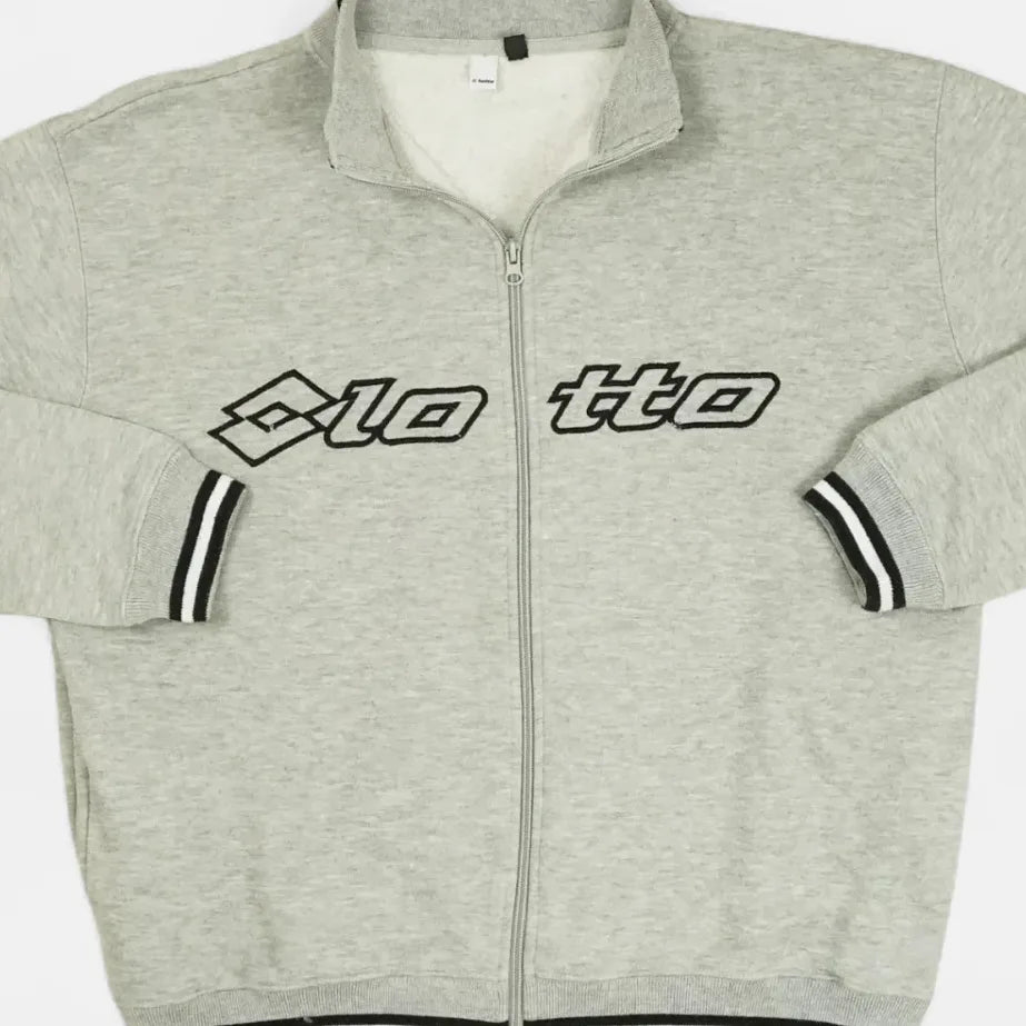 Vintage Lotto Grey Zip Up Jacket (M)