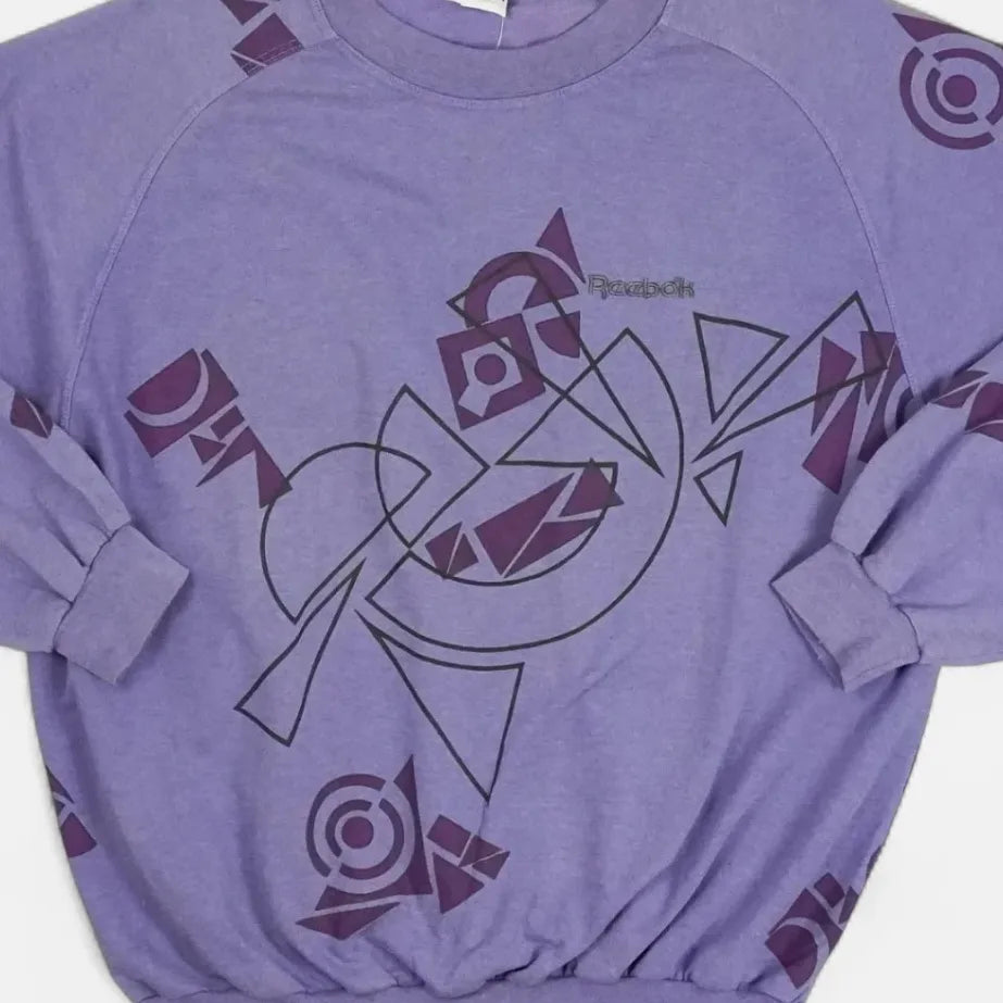 Vintage Reebok Purple Sweatshirt (XL)