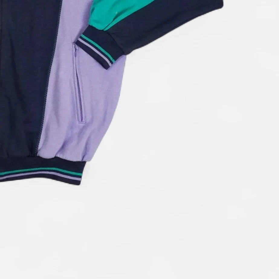 Vintage Adidas Purple Zip Up Fleece (XL)