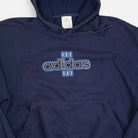 Vintage Adidas Navy Hoodie (L)