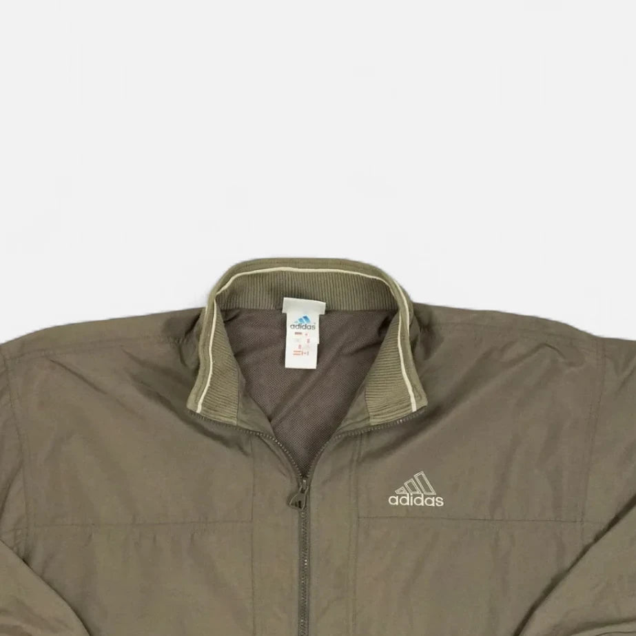 Vintage Adidas Brown Windbreaker (XL)
