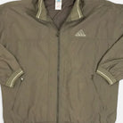 Vintage Adidas Brown Windbreaker (XL)