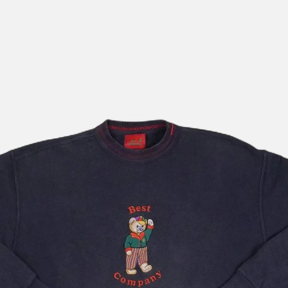 Vintage Best Company Navy Sweatshirt (M)