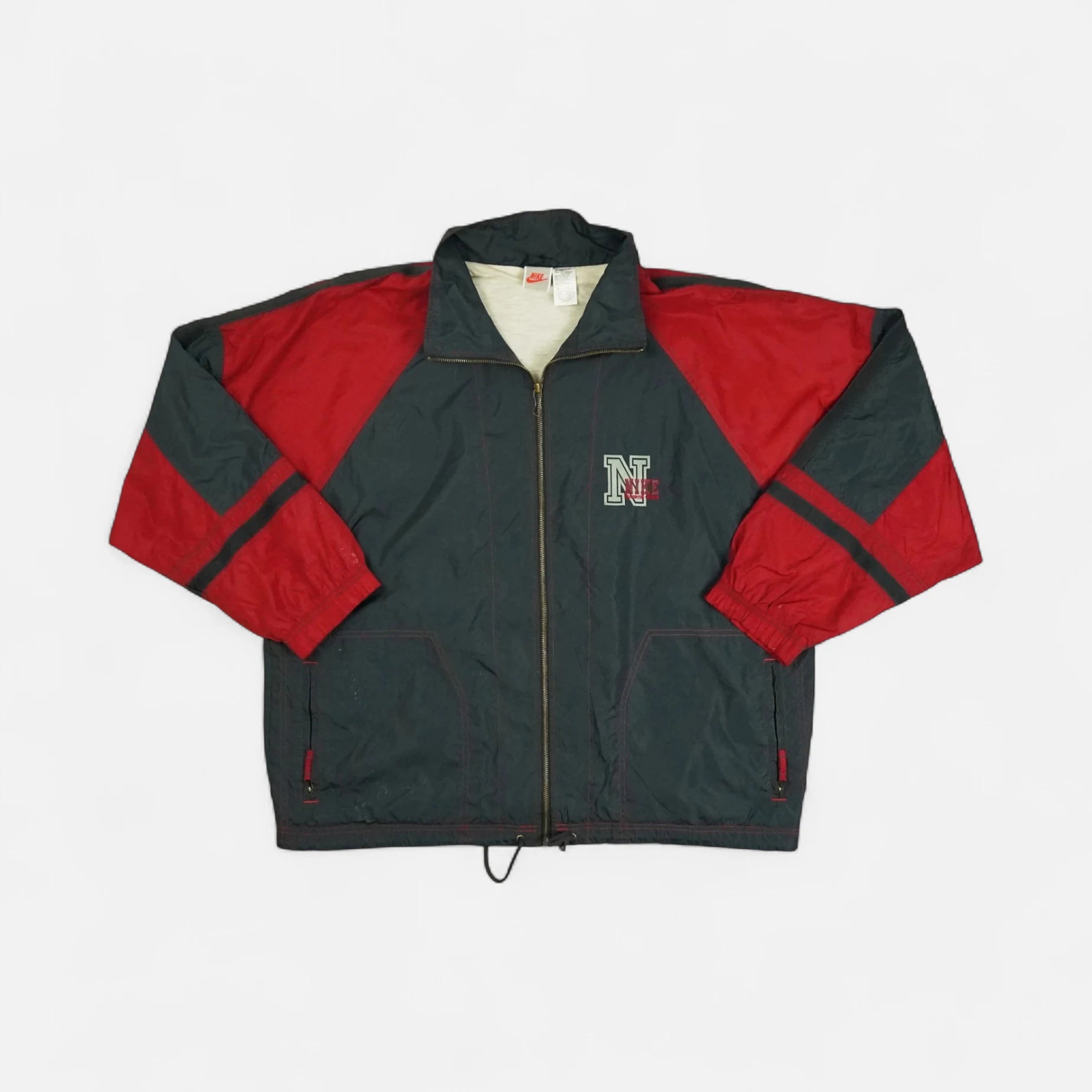 Vintage Nike Red Trackjacket (XL) – SourcedBySab