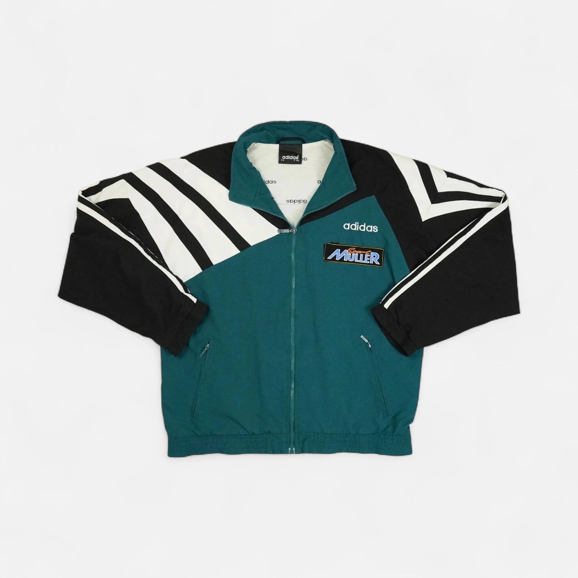 Vintage Adidas Green Trackjacket (L)