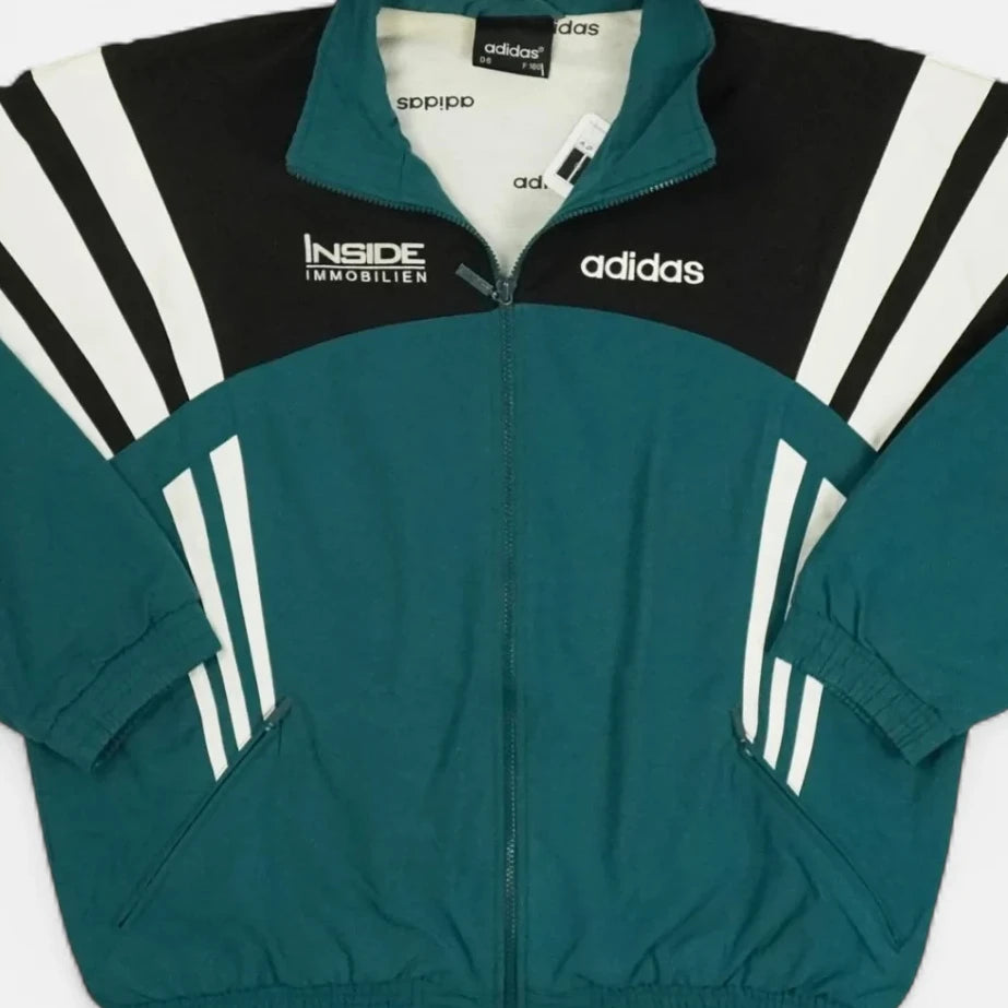 Vintage Adidas Green Trackjacket (L)
