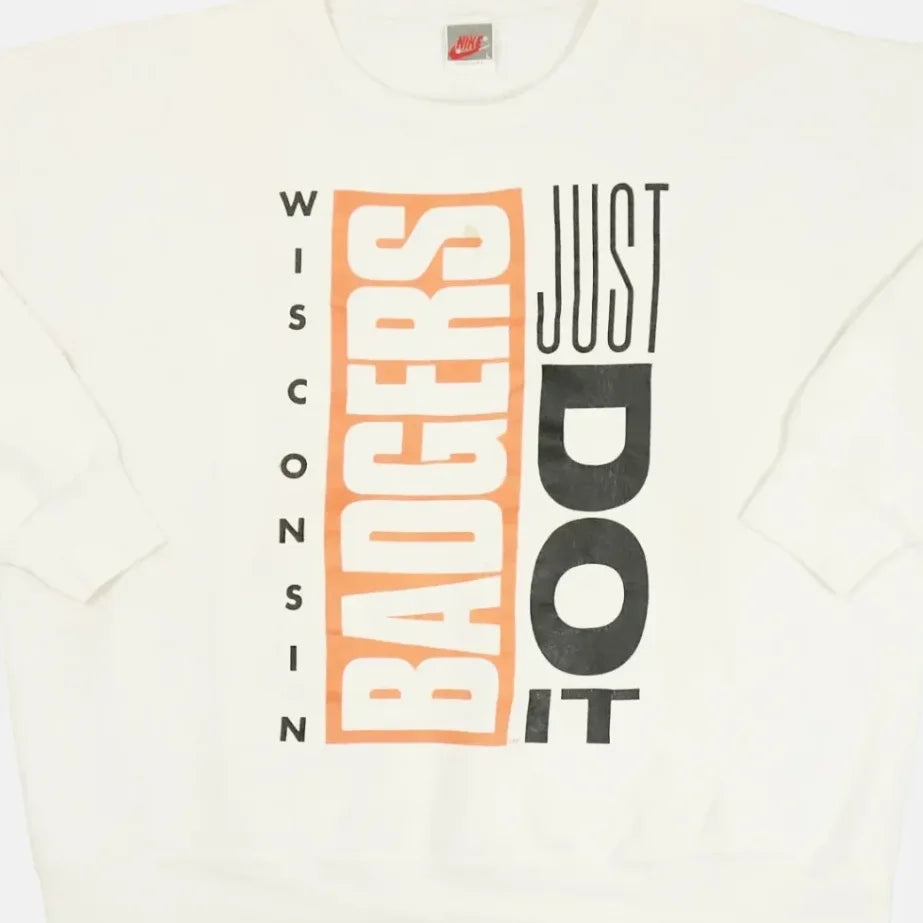 Vintage White Sweatshirt (M)