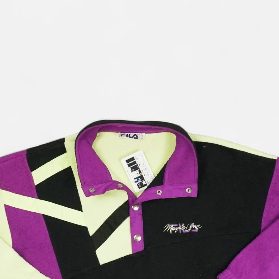 Vintage Fila Black Sweatshirt (XL)