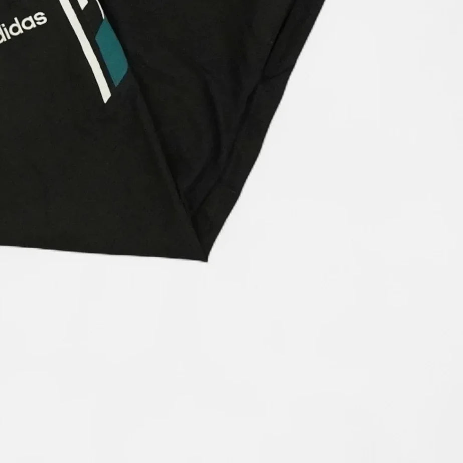 Vintage Adidas Black Trackpants (XL)