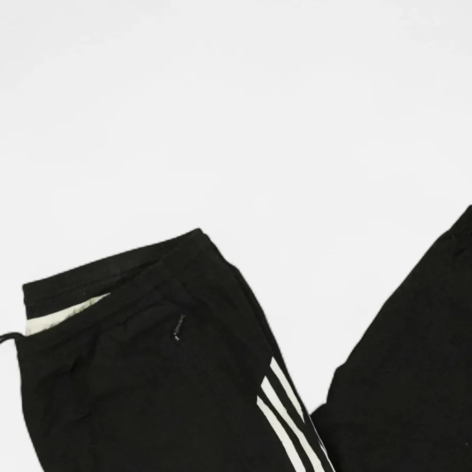 Vintage Adidas Black Trackpants (XL)