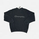 Vintage Champion Black Sweatshirt (XL)