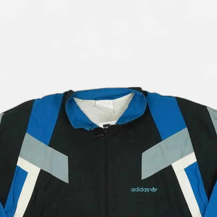 Vintage Adidas Black Trackjacket (XL)