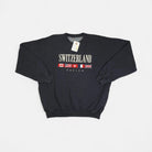 Vintage Switzerland Black Sweatshirt (XL)