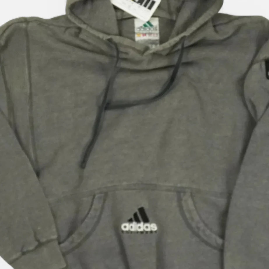 Vintage Adidas Gray Hoodie (L)