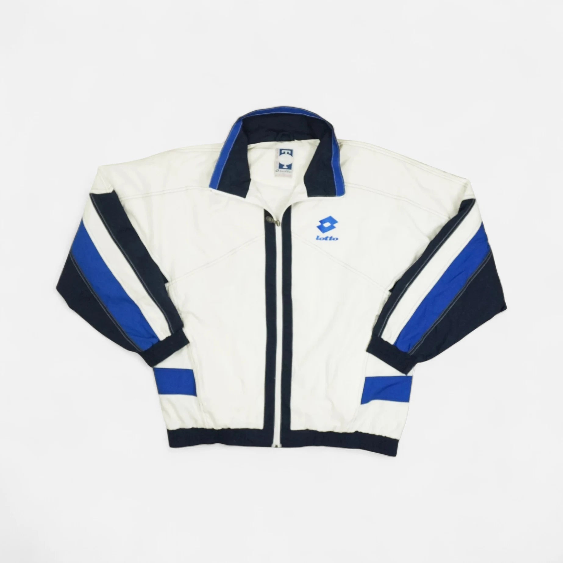 Vintage Lotto White Trackjacket (L)