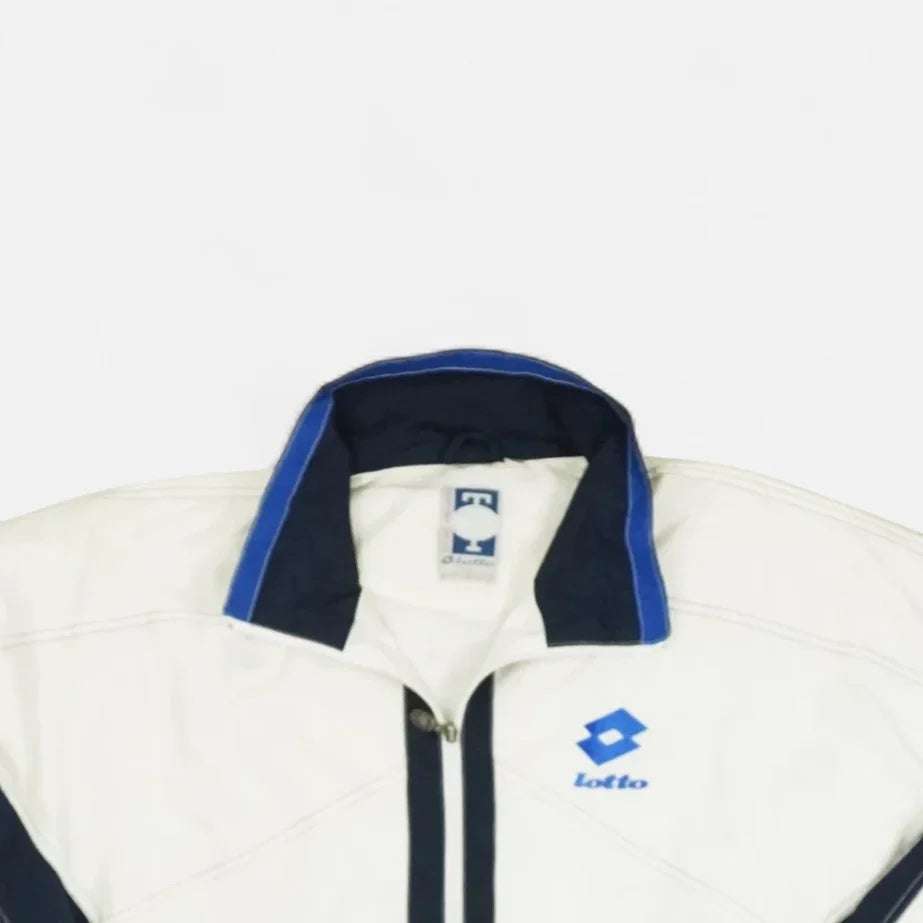 Vintage Lotto White Trackjacket (L)
