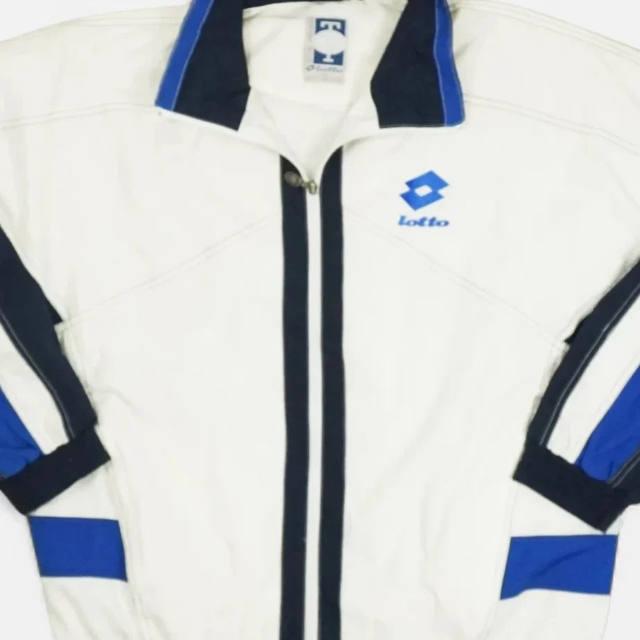 Vintage Lotto White Trackjacket (L)