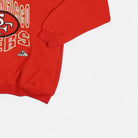 Vintage Red San Francisco Button Up Hoodie (M)