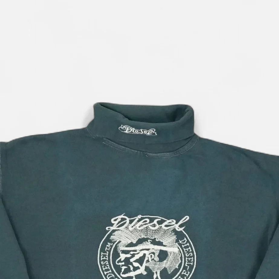 Vintage Diesel Blue Sweatshirt (L)