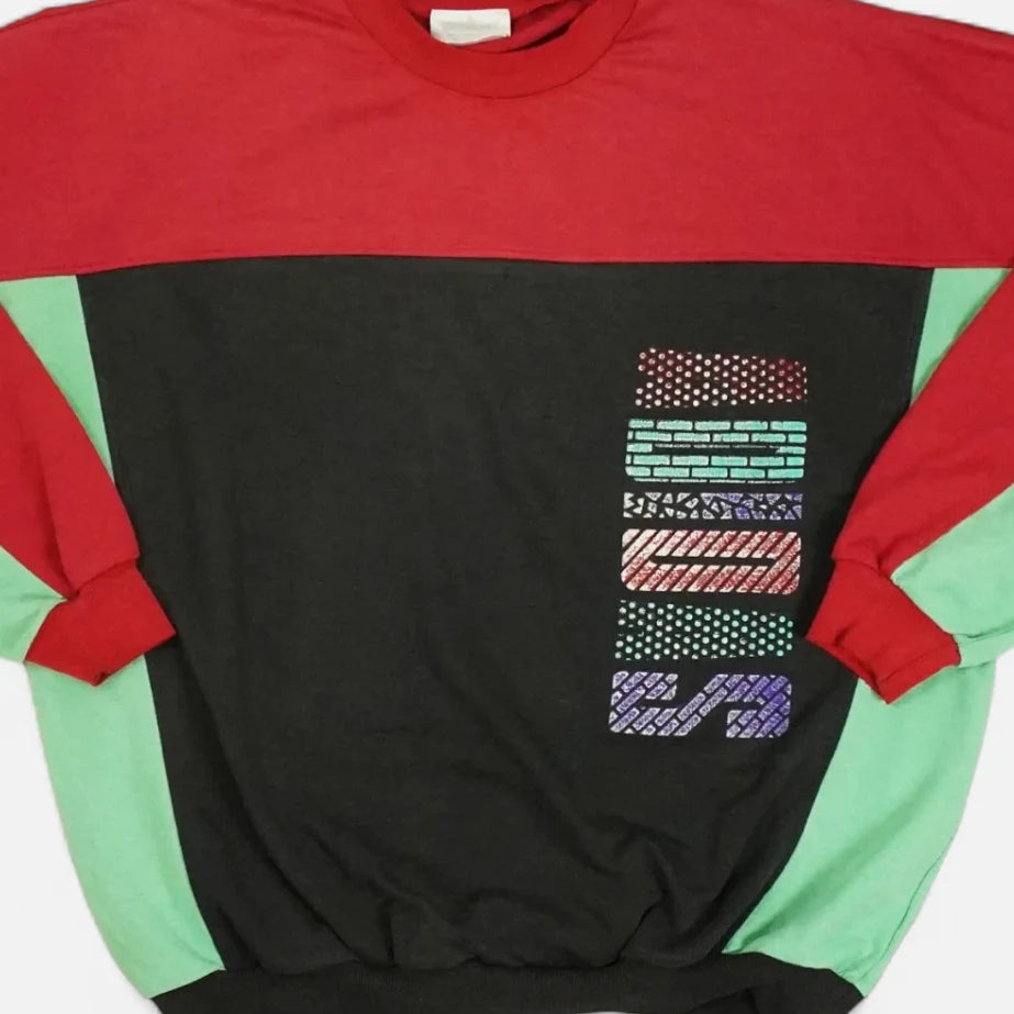 Vintage Adidas Red Sweatshirt (L)