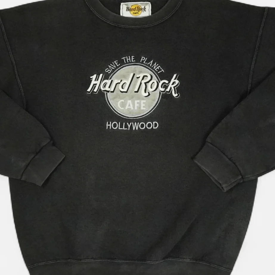 Vintage Hard Rock Cafe Black Sweatshirt (M)