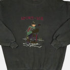 Vintage Grey Graphic Sweatshirt (M)