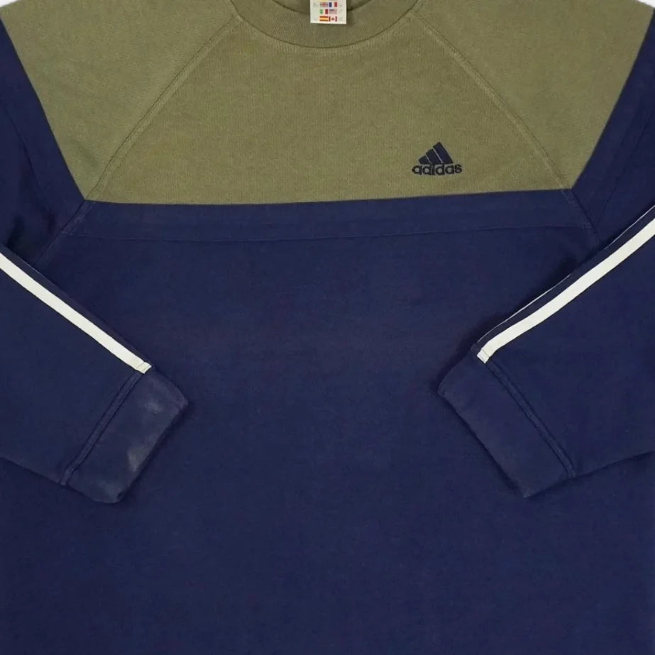 Vintage Adidas Blue Sweatshirt (XL)