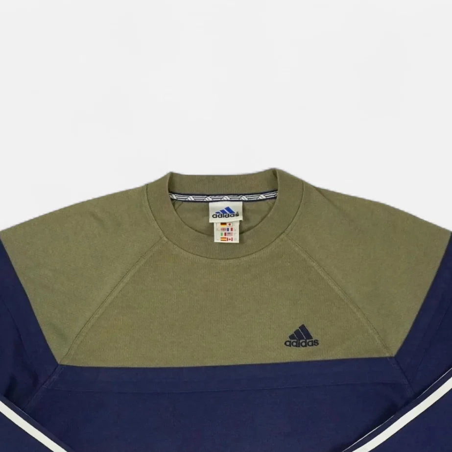 Vintage Adidas Blue Sweatshirt (XL)
