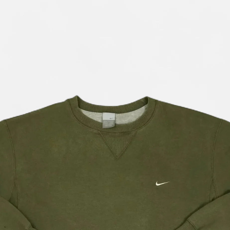 Vintage Nike Green Sweatshirt (XL)
