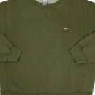 Vintage Nike Green Sweatshirt (XL)
