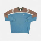 Vintage Adidas Blue Sweatshirt (XL)