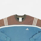 Vintage Adidas Blue Sweatshirt (XL)