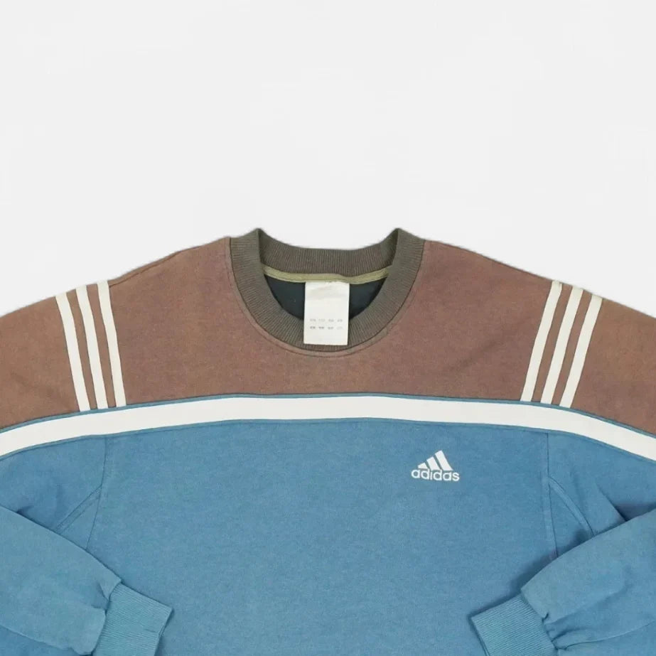 Vintage Adidas Blue Sweatshirt (XL)