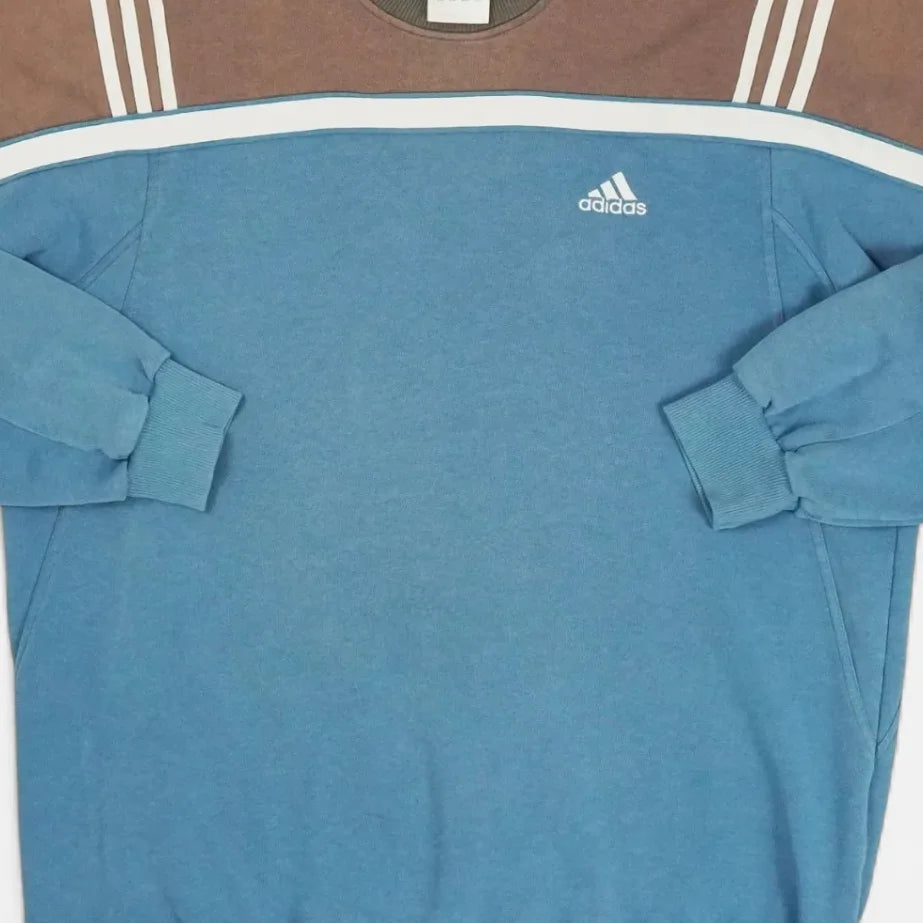 Vintage Adidas Blue Sweatshirt (XL)