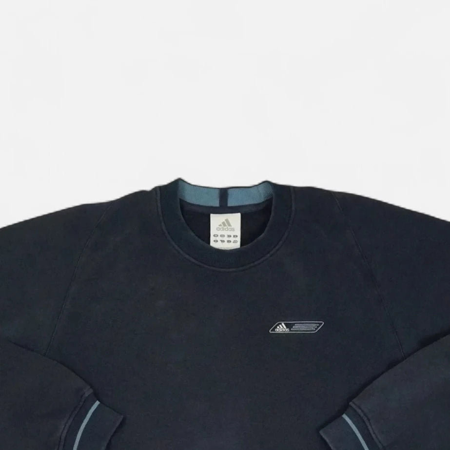 Vintage Adidas Navy Sweatshirt (L)