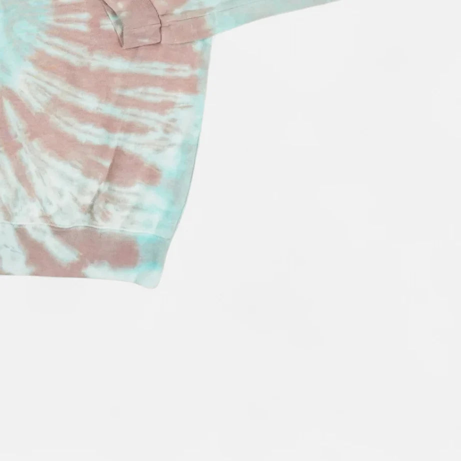 Vintage Champion Tie Dye Blue And Brown Sweatshirt (M)