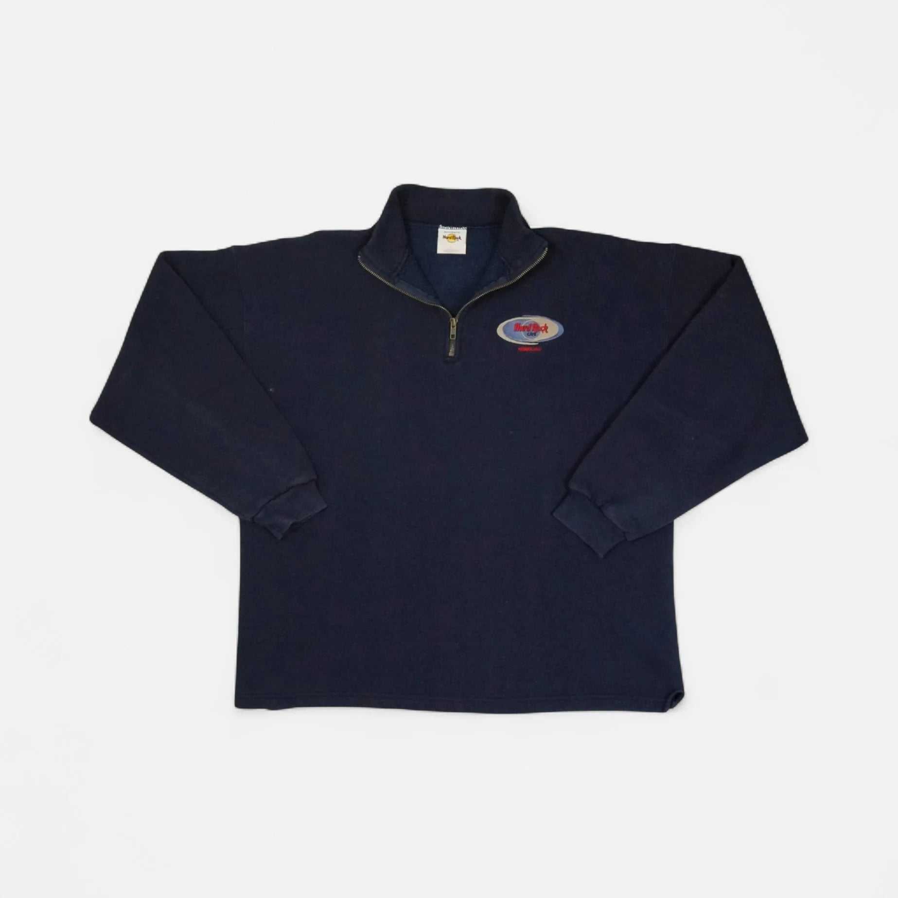Vintage Hard Rock Cafe Navy Sweater (XL)