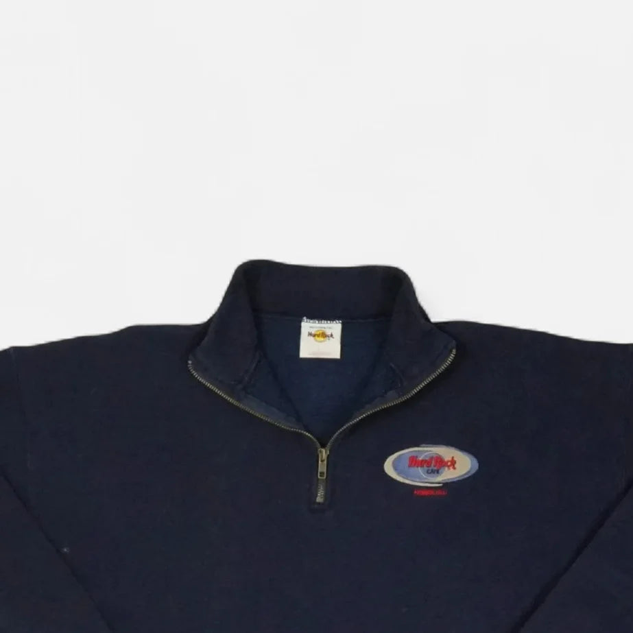 Vintage Hard Rock Cafe Navy Sweater (XL)