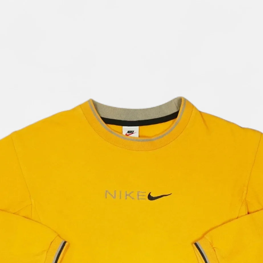 Vintage Nike Yellow Sweatshirt (M)