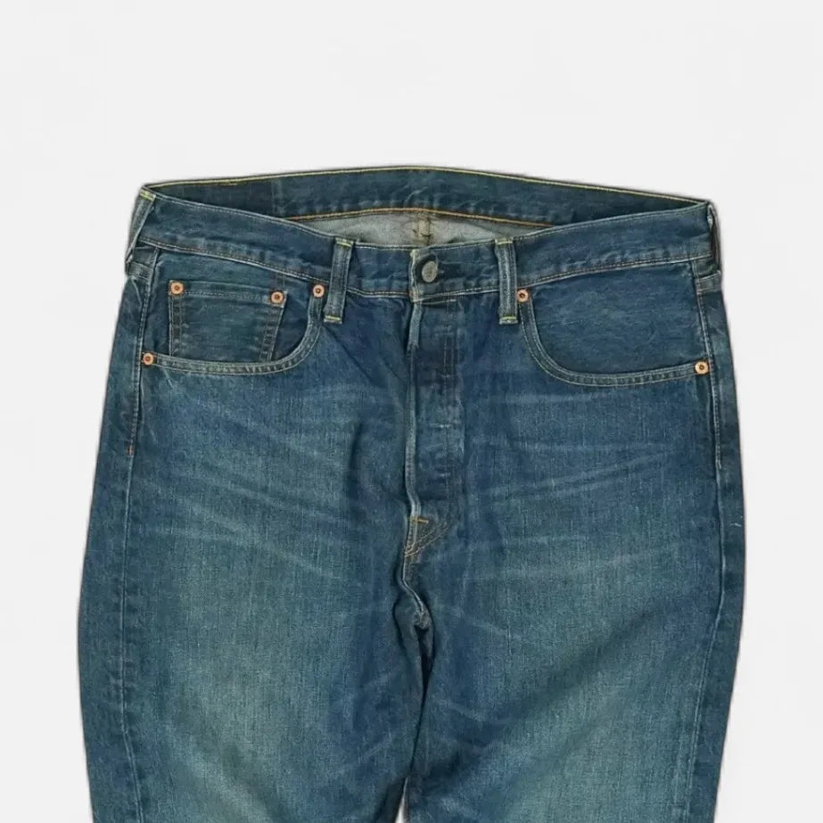 Vintage Blue Levis Trousers (34 X 30)