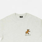 Stussy Grey Bear Graphic T-Shirt