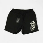 Stussy Black Front Graphic Shorts