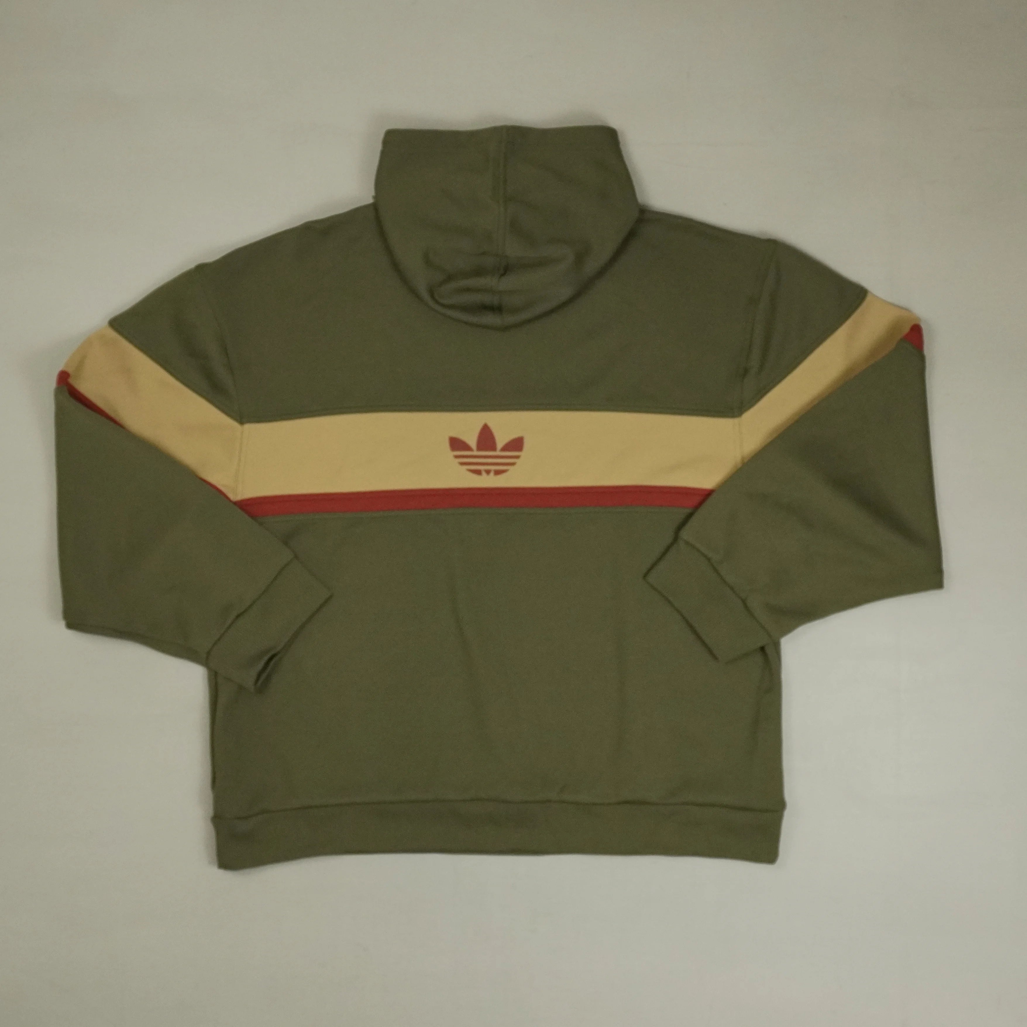 Vintage Adidas Green Hoodie (M)
