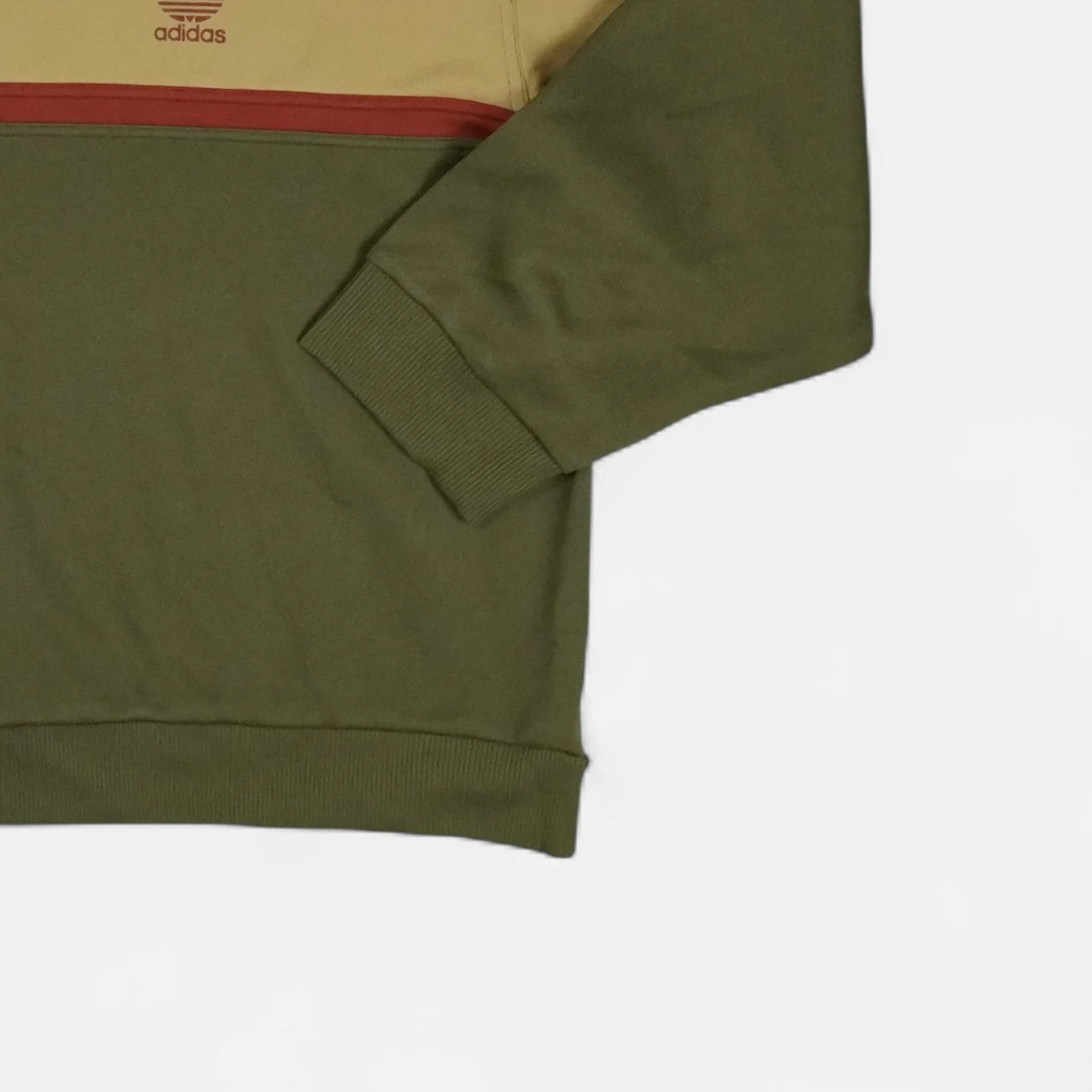 Vintage Adidas Green Hoodie (M)